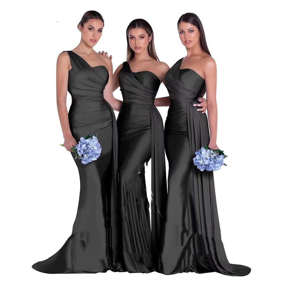 One Shoulder Elegant Wedding Bridesmaid Dresses