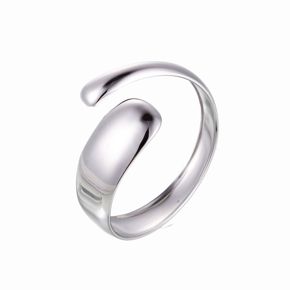 Bohemian Vintage Titanium Steel Bracelet - Art Deco Statement Jewelry