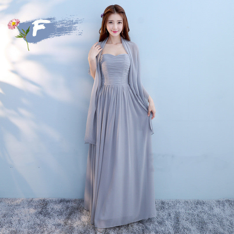 Sleeveless Deep V-Neck Bridesmaid Dresses