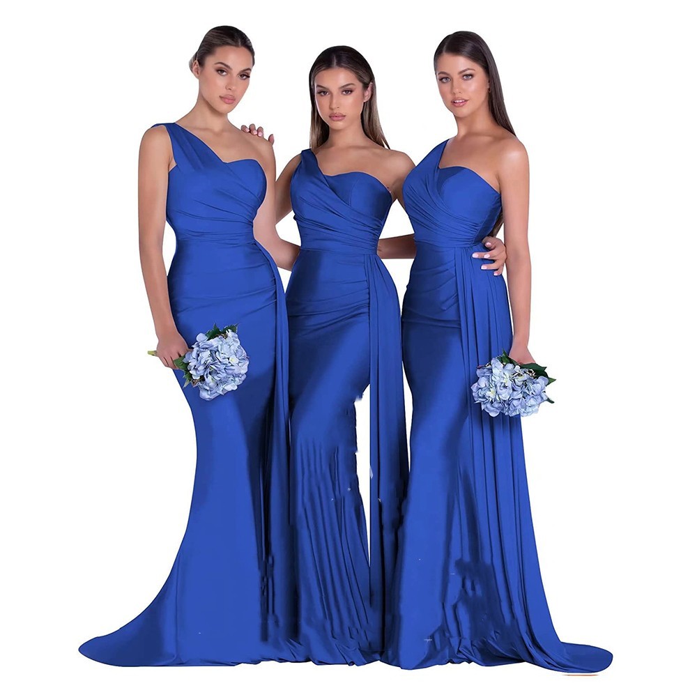 One Shoulder Elegant Wedding Bridesmaid Dresses