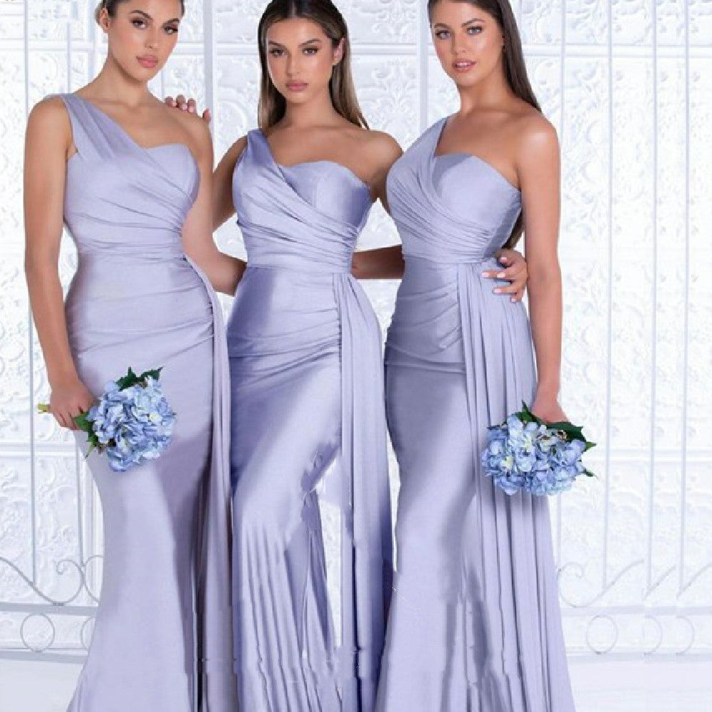One Shoulder Elegant Wedding Bridesmaid Dresses