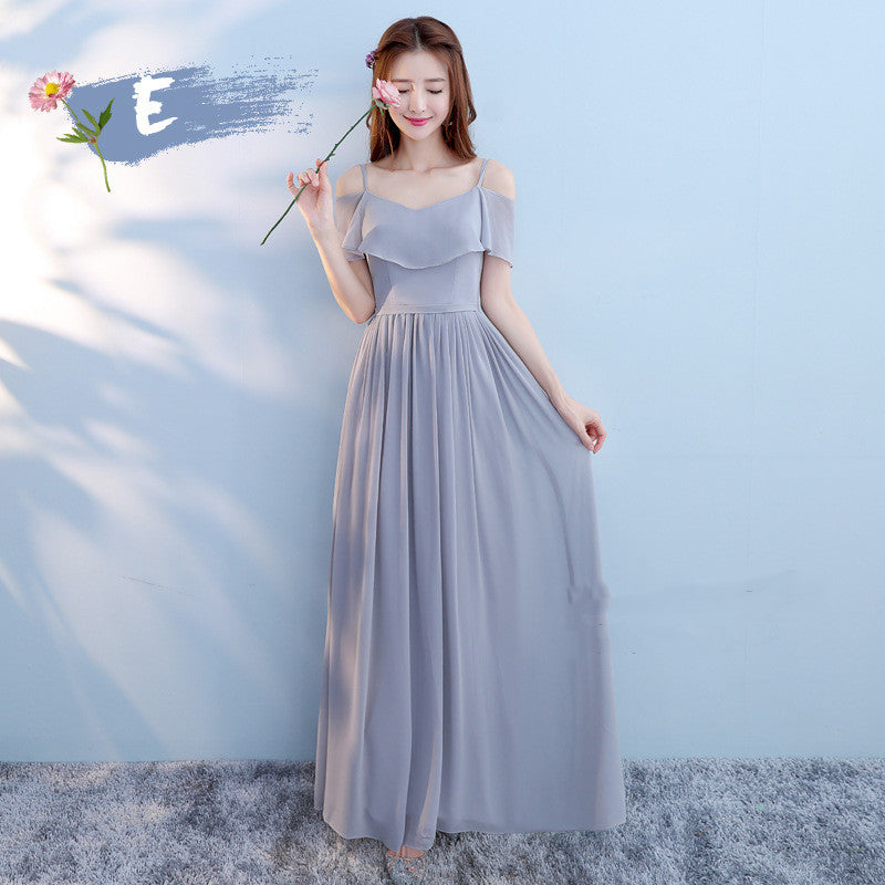 Sleeveless Deep V-Neck Bridesmaid Dresses